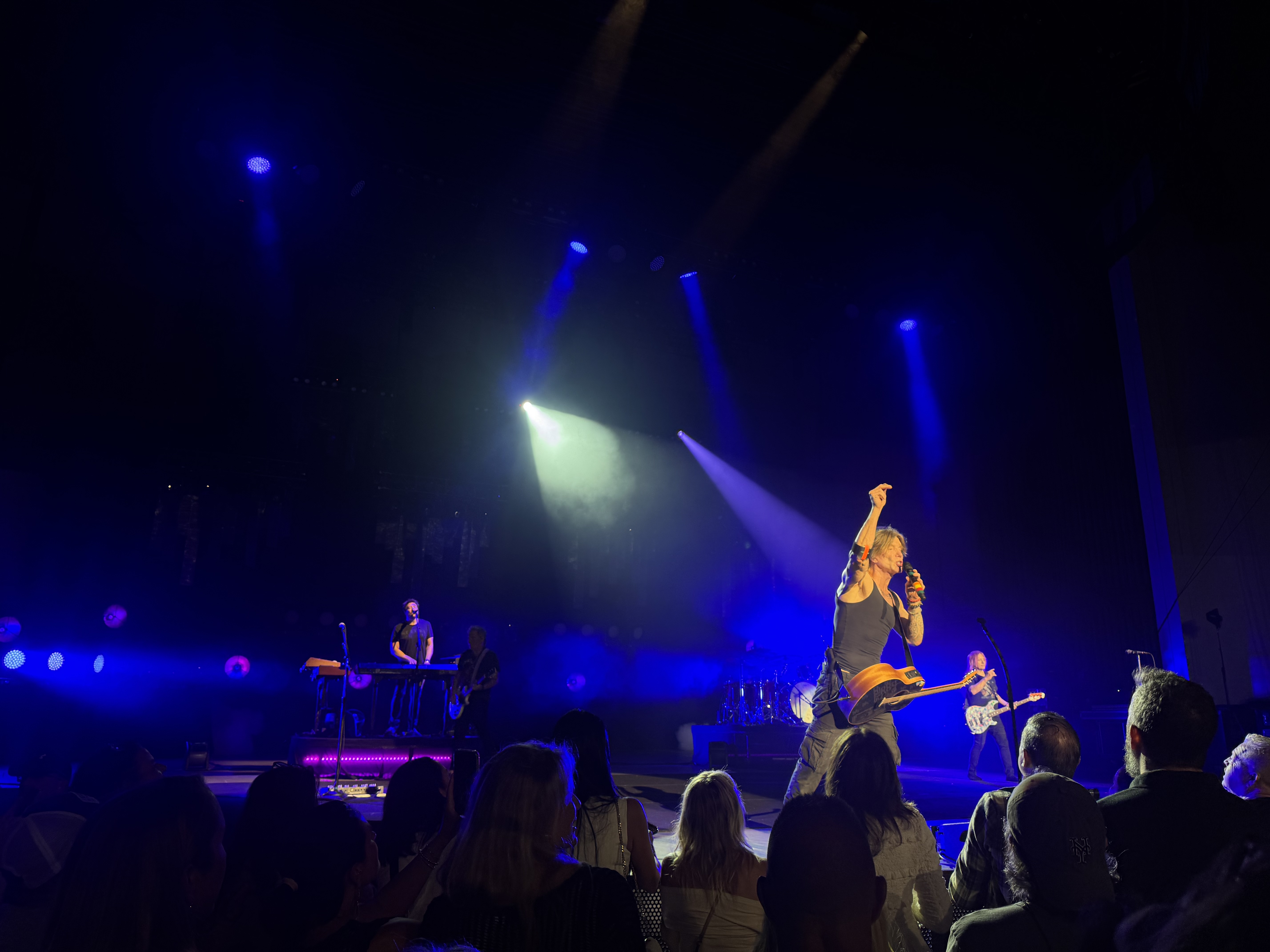 Concert lighting — photo by Sammy Slogoff